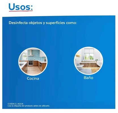 Caja Limpiador Lysol Desinfectante Liquido con 4 piezas de 5 L Elimina 99% Virus - SCG