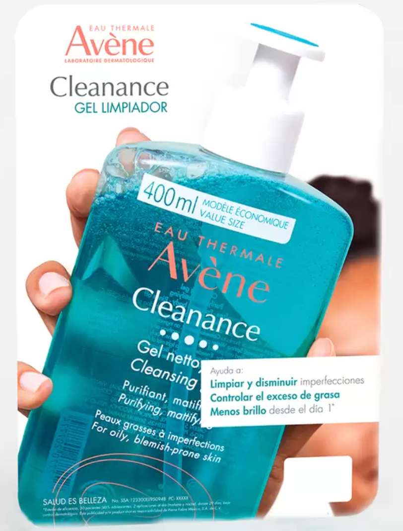 Avène Gel Limpiador Facial 400 ml + 200 ml - KOZ