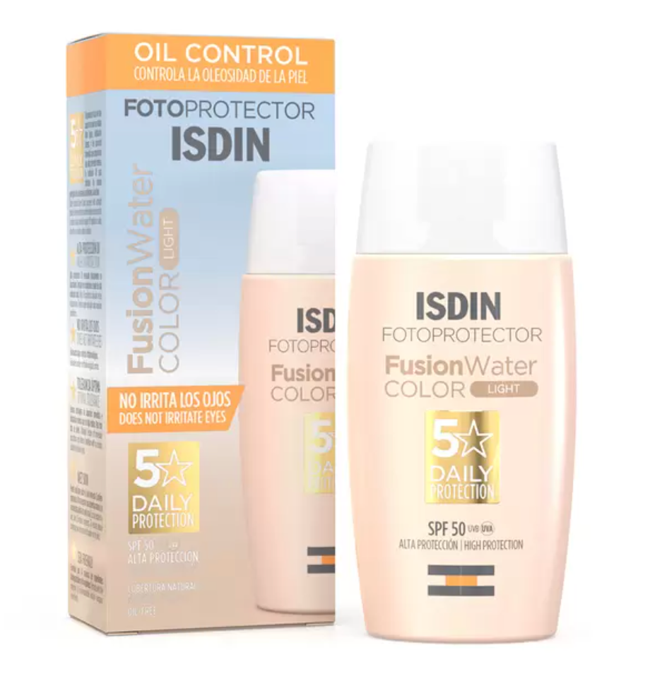 Isdin Fotoprotector Fusion Water Color Light FPS50+ 50ml - .