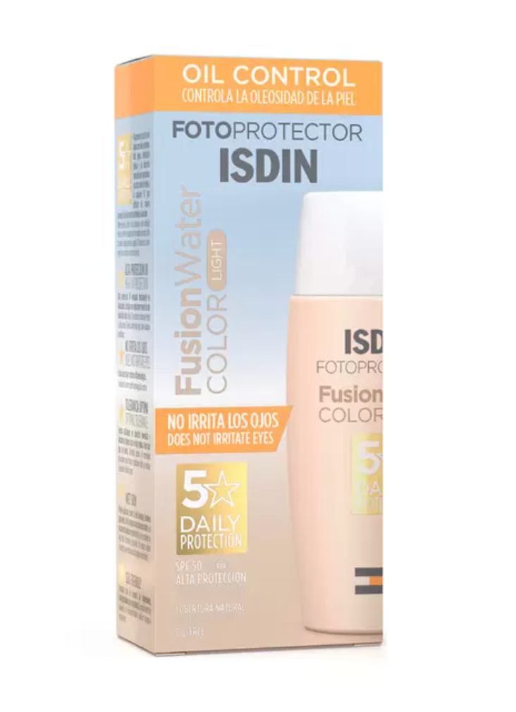 Isdin Fotoprotector Fusion Water Color Light FPS50+ 50ml - .