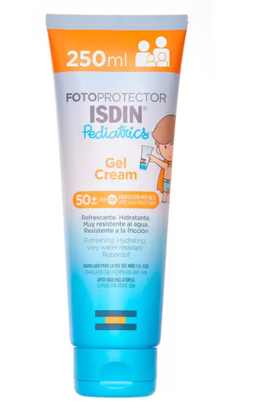 Isdin FotoprotectorFPS50 + Gel Crema Pediátrico 250 ml - .