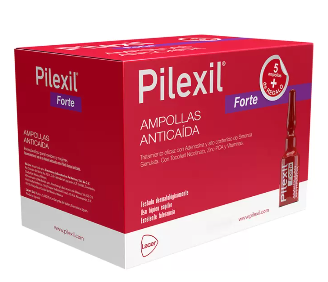 Pilexil Forte Ampollas Anticaída +5 Gratis - KOZ