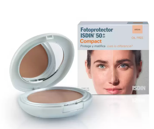 Fotoprotector Compacto Arena FPS 50+ 10 g Isdin - .