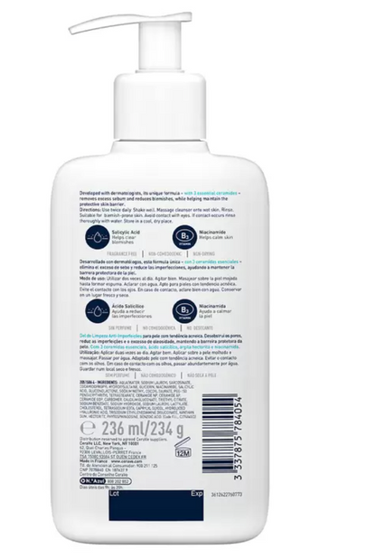 CeraVe Limpiador Control Imperfecciones 236 ml - .