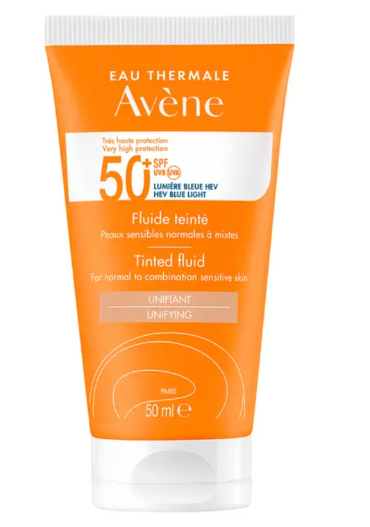 Avène Maticante Fluido Solar con Color FPS 50+ 50 ml - .