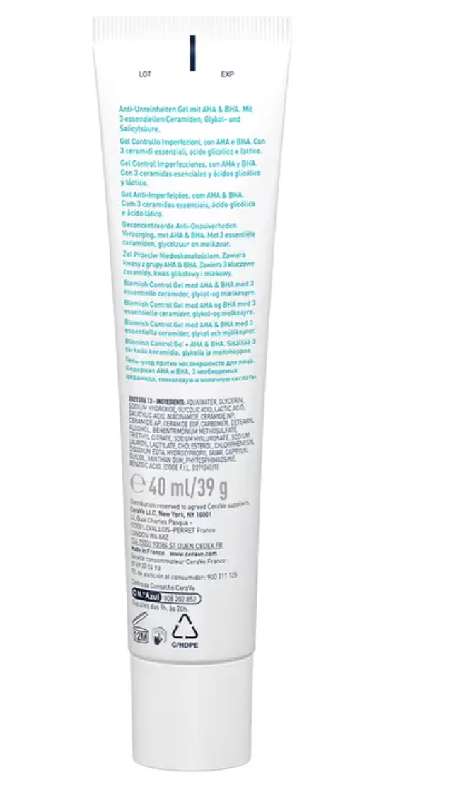 Cerave Tratamiento Anti-Imperfecciones Gel Control 40 ml - KOZ