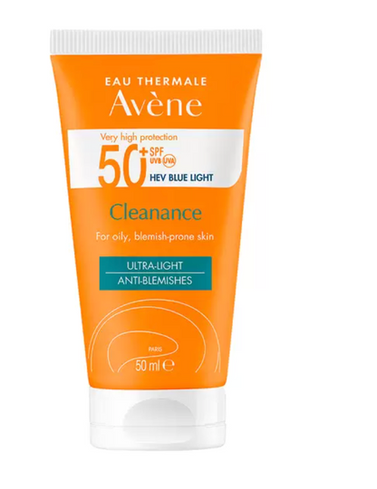 Avène Cleanance Protector Solar TriAsorB FPS 50+, 50ml - .
