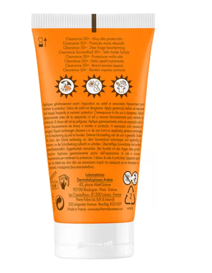 Avène Cleanance Protector Solar TriAsorB FPS 50+, 50ml - .