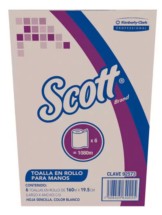 Scott Toalla En Rollo Para Manos 6 rollos - .