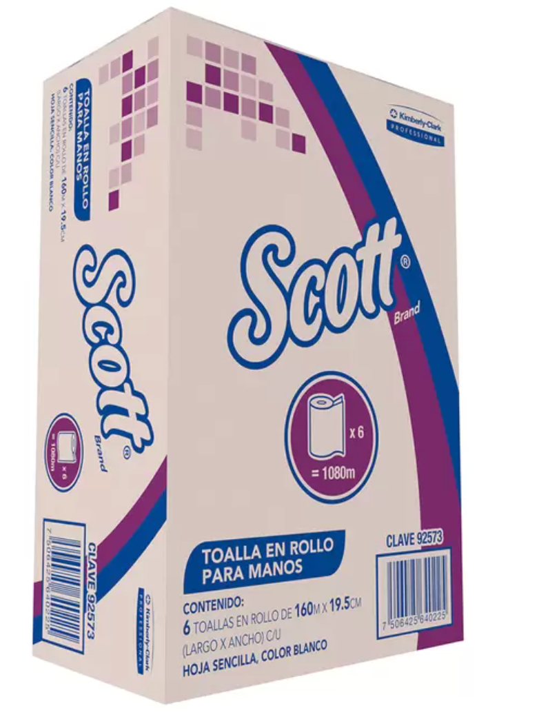 Scott Toalla En Rollo Para Manos 6 rollos - .