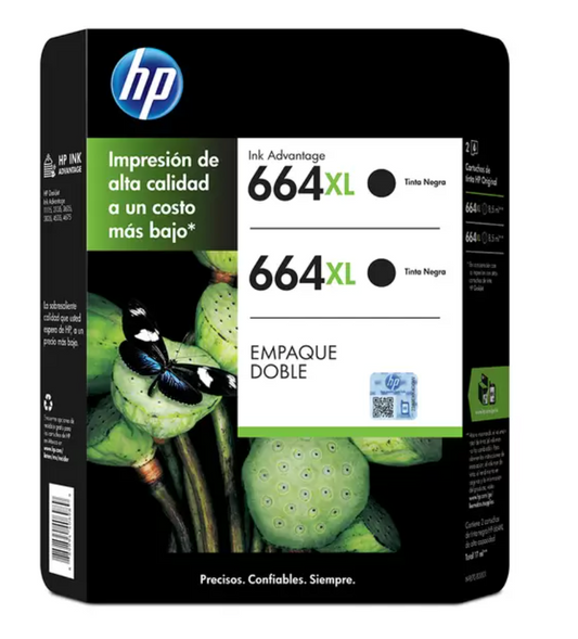 HP664 XL Cartucho de Tinta Negro - .