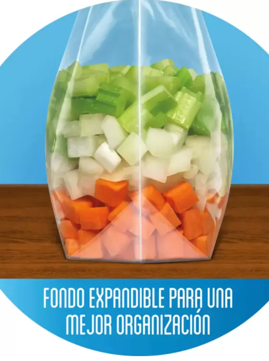 Ziploc Bolsas para Congelar con Cierre Slider 104 piezas - .