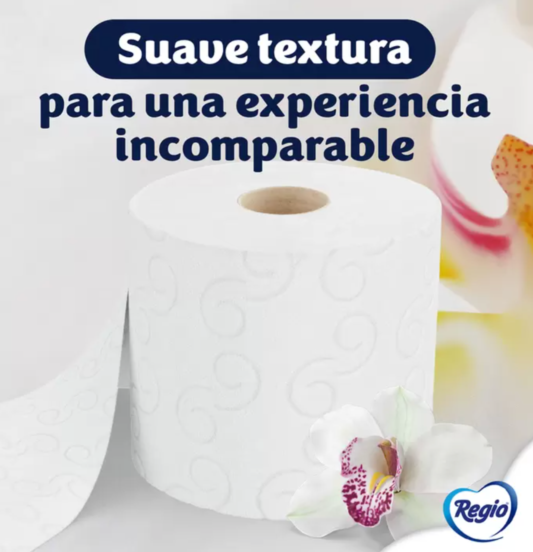 Regio Orchid Oil Papel Higiénico 32 rollos - .