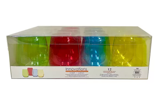 Maryland Copas para Vino de Plástico 12 piezas - .