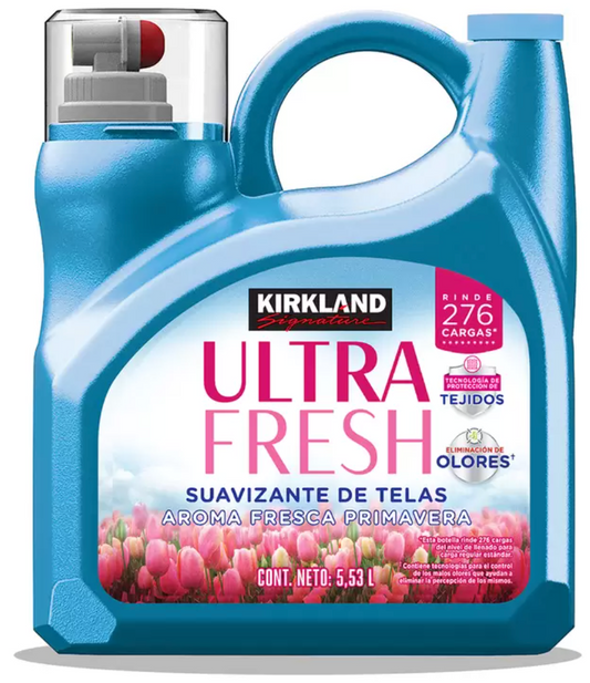 Kirkland Signature Ultra Fresh Suavizante de Telas Aroma Fresca Primavera 5.5 L - .