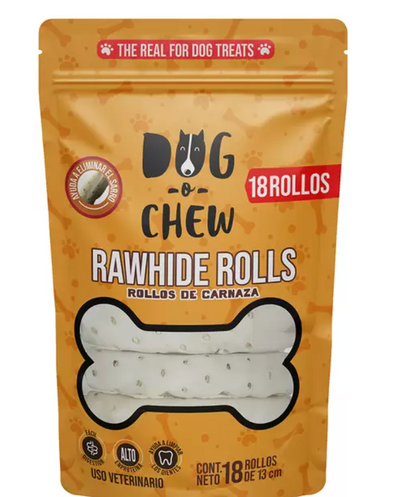 Dog O Chew Rollo de Carnaza para Perro 18 piezas - .