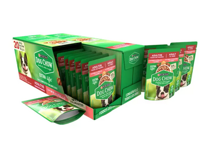 Purina Dog Chow Alimento Húmedo para Perro Adulto Sabor Pollo y Carne 40 piezas - .