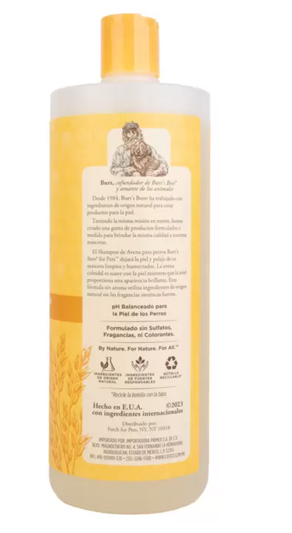 Burt's Bees Shampoo de Avena para Perro 946 ml - .