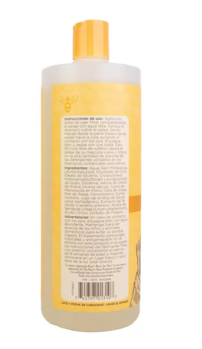 Burt's Bees Shampoo de Avena para Perro 946 ml - .