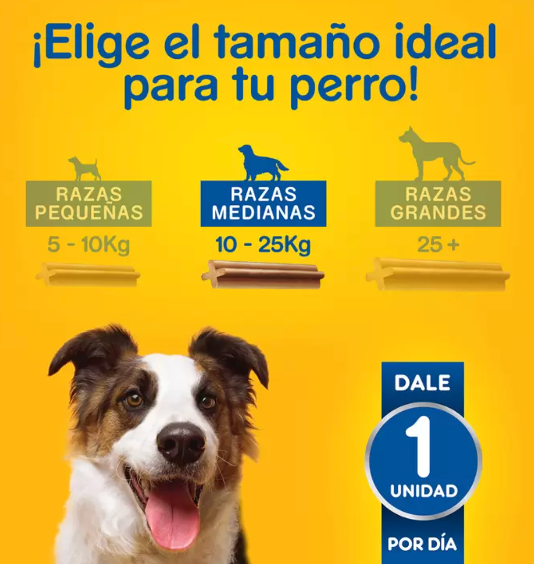 Pedigree Dentastix Cuidado Oral Diario 30 piezas - .