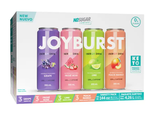 Joyburst Bebida Energética 12 latas de 355 ml - .