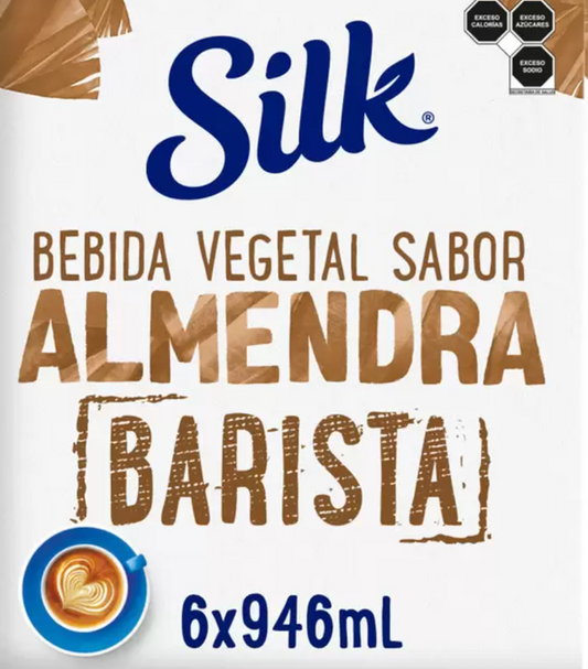 Silk Barista Bebida de Almendra 6 piezas de 946 ml - KOZ
