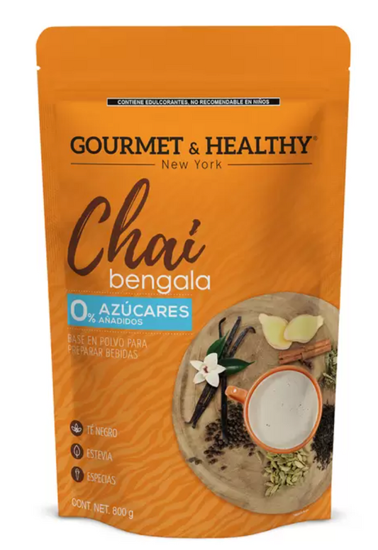 Gourmet & Healthy Té Chai Bengala 0 Azúcar 800 grs - .