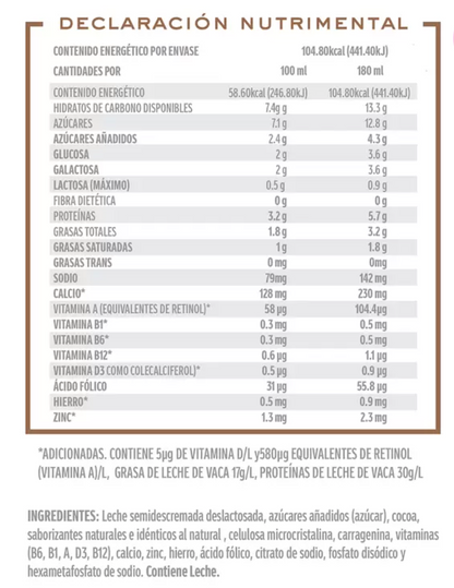 Santa Clara Leche sabor Helado de Chocolate 27 pzas de 200 ml - KOZ