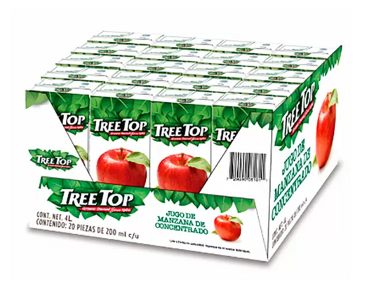 Tree Top Jugo de Manzana 20 pzas de 200 ml - .