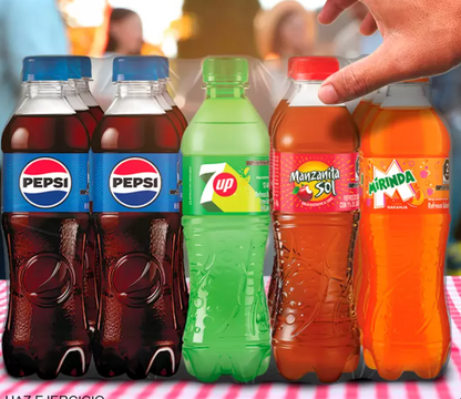 Pepsi Mix de Refresco 15 pzas de 400 ml - .