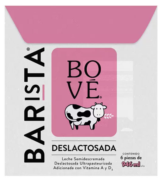 Bové Barista Leche Deslactosada 6 pzas de 946 ml - .