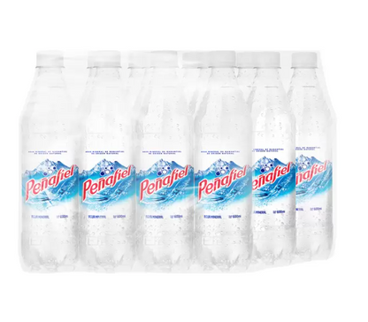 Peñafiel Agua Mineral Pet 12 pzas de 600 ml - .