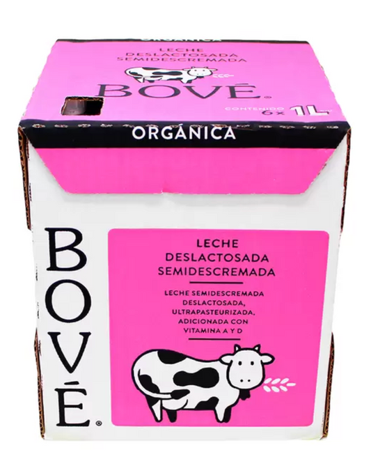 Bové Leche Deslactosada Orgánica 6 pzas de 946 ml - .
