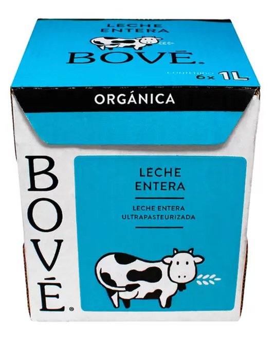Bové Leche Entera Orgánica 6 pzas de 946 ml - KOZ
