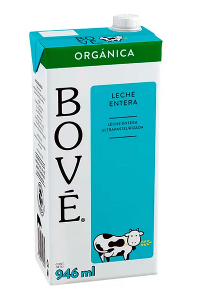Bové Leche Entera Orgánica 6 pzas de 946 ml - KOZ