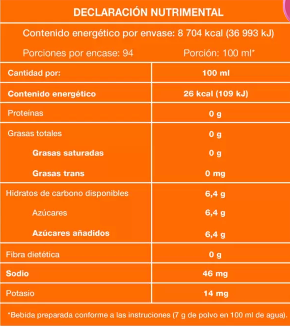 Gatorade Bebida en Polvo Sabor Naranja 2.38 kg - .