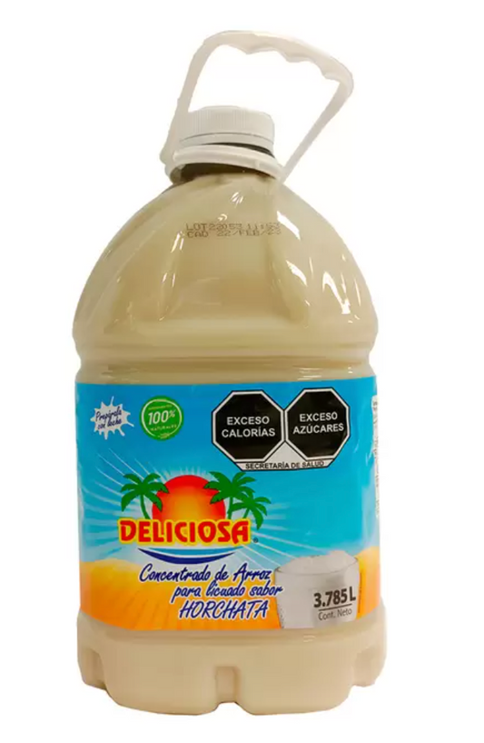 Deliciosa Concentrado de Arroz sabor Horchata 3.7 L - .