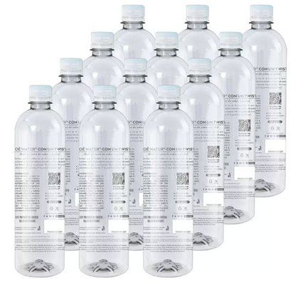 Zoé Water Twist Agua Alcalina Sabor Sandía y Hierbabuena 12 piezas de 500 ml - .
