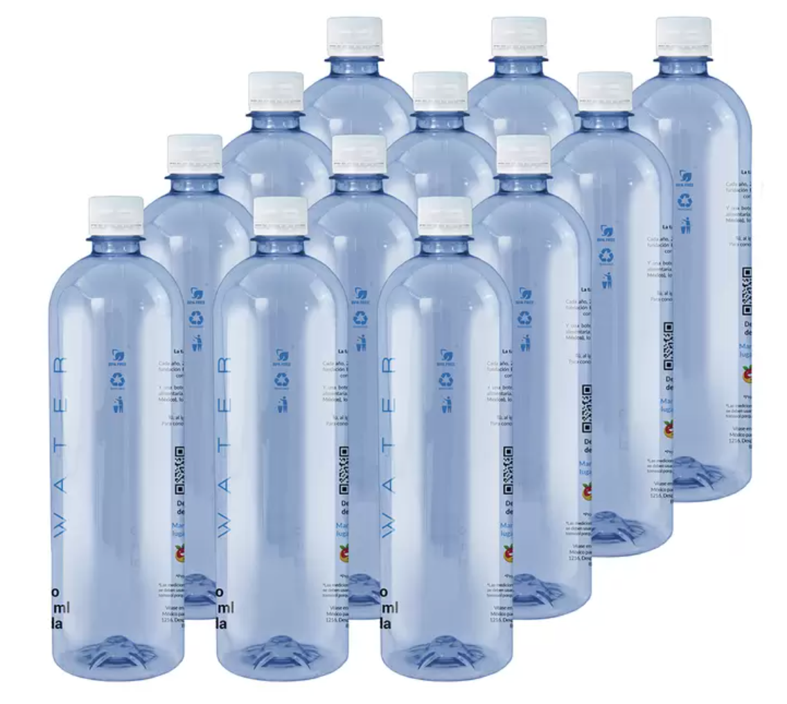 Zoé Water Agua Alcalina 12 piezas de 900 ml - KOZ
