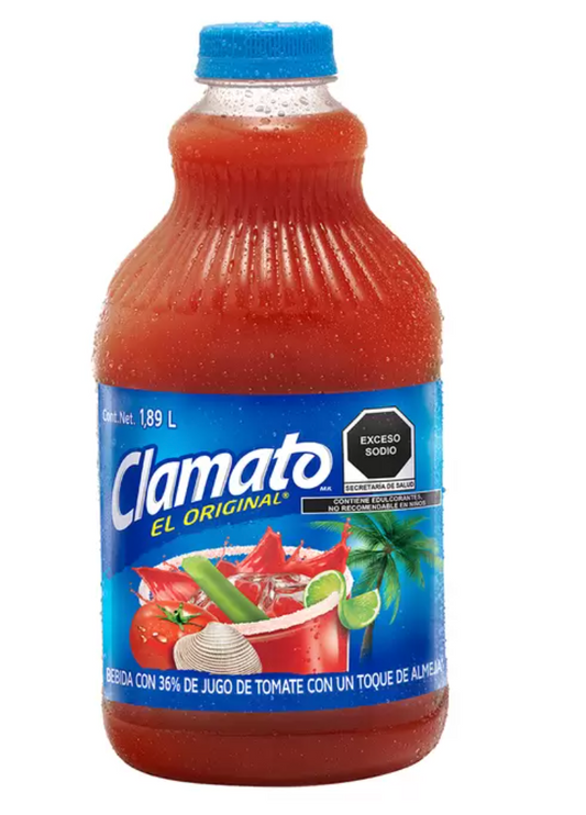 Clamato Jugo de Tomate 2 pzas de 1.8 L - .
