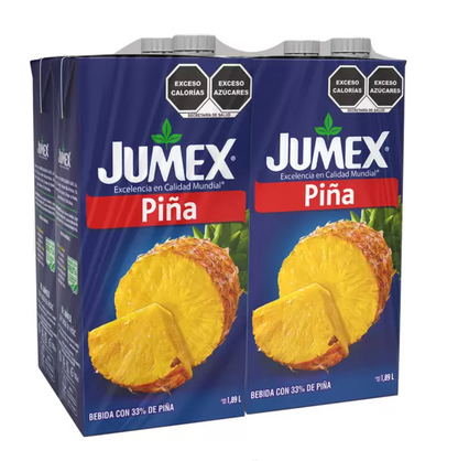 Jumex Bebida de Piña 4 pzas 1.89 L - .