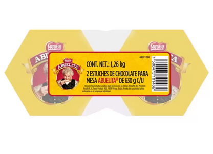 Chocolate Abuelita 2 piezas de 630 grs