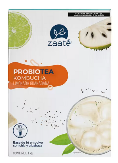 Zaaté Té Verde kombucha Limonada Guanábana Chía 1 kg - .