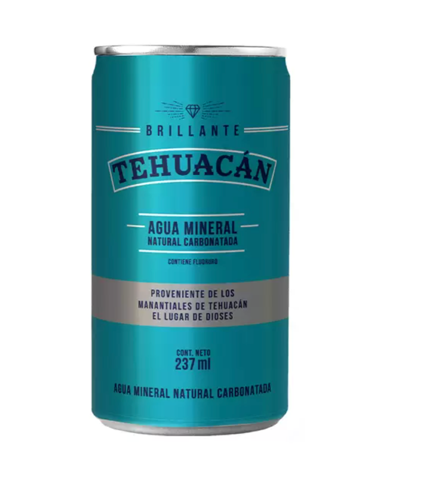Tehuacán Agua Mineral 24 piezas de 237 ml - KOZ