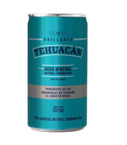 Tehuacán Agua Mineral 24 piezas de 237 ml - .