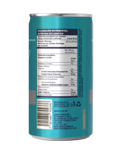 Tehuacán Agua Mineral 24 piezas de 237 ml - KOZ