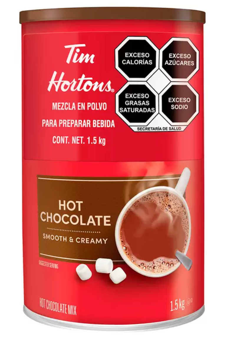 Tim Hortons Chocolate en Polvo 1.5 kg - KOZ