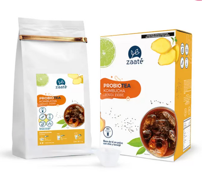 Zaaté Kombucha Té Verde Tisana Limonada Jengibre Chía 1 kg - .