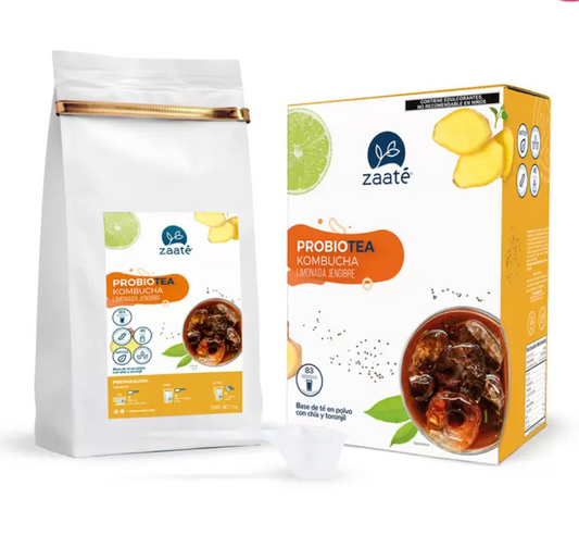 Zaaté Kombucha Té Verde Tisana Limonada Jengibre Chía 1 kg - .