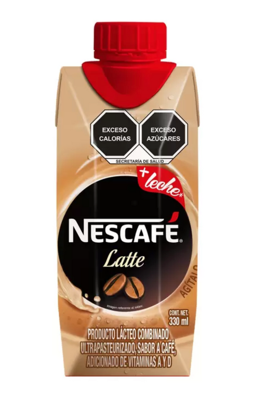 Nescafé Bebida Latte 12 pzs de 330 ml - .